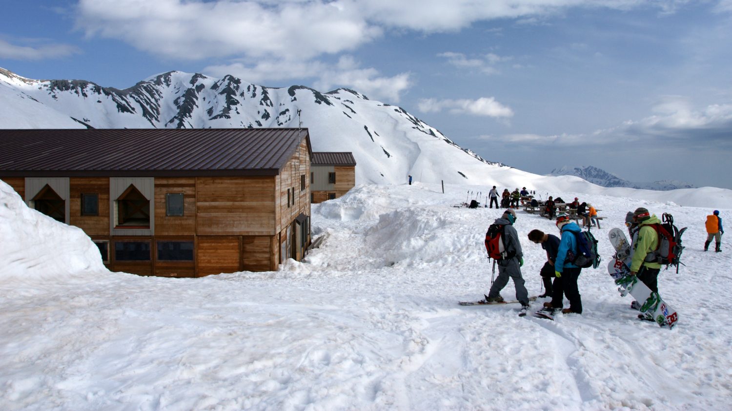 Ski lodge in Japan