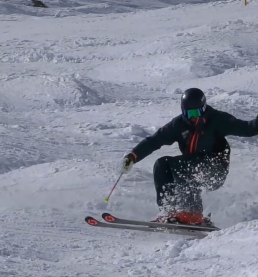 How to ski moguls with style