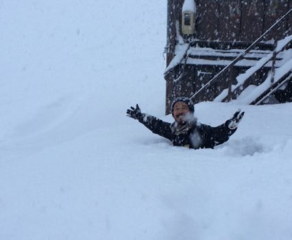 Seki Onsen snow