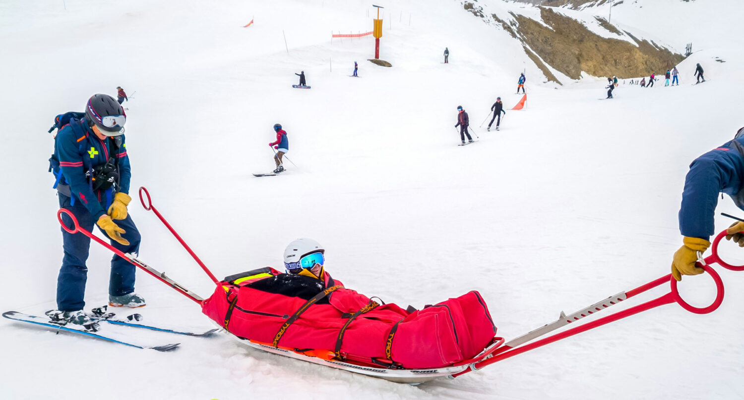 Ski patrol rescue