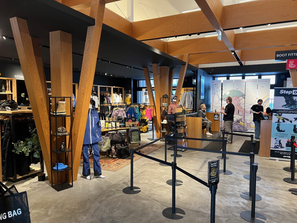 The interior is spacious and welcoming