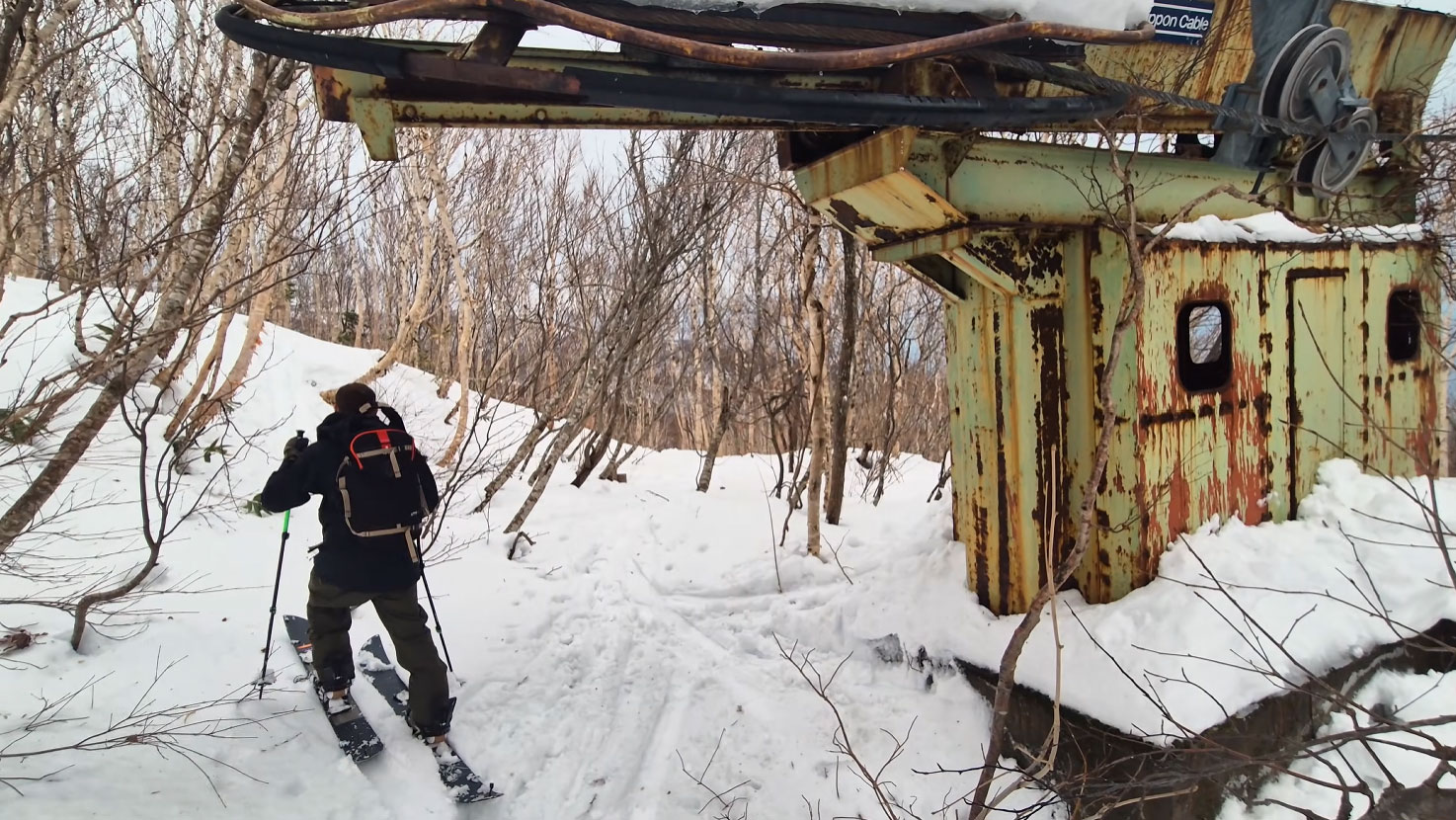 A “weird adventure”: Youtuber skis an abandoned ski resort near Niseko, Japan