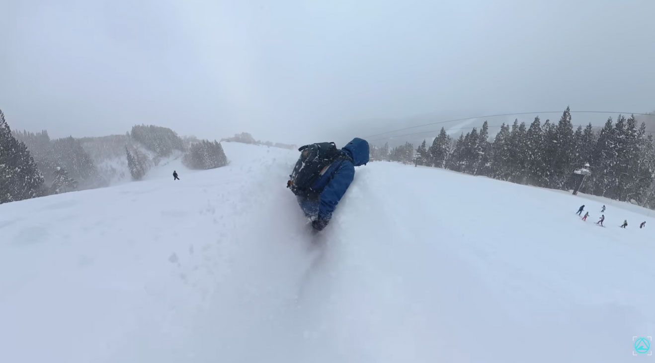Here’s what Nozawa Onsen looks like after a metre of snow in 24 hours