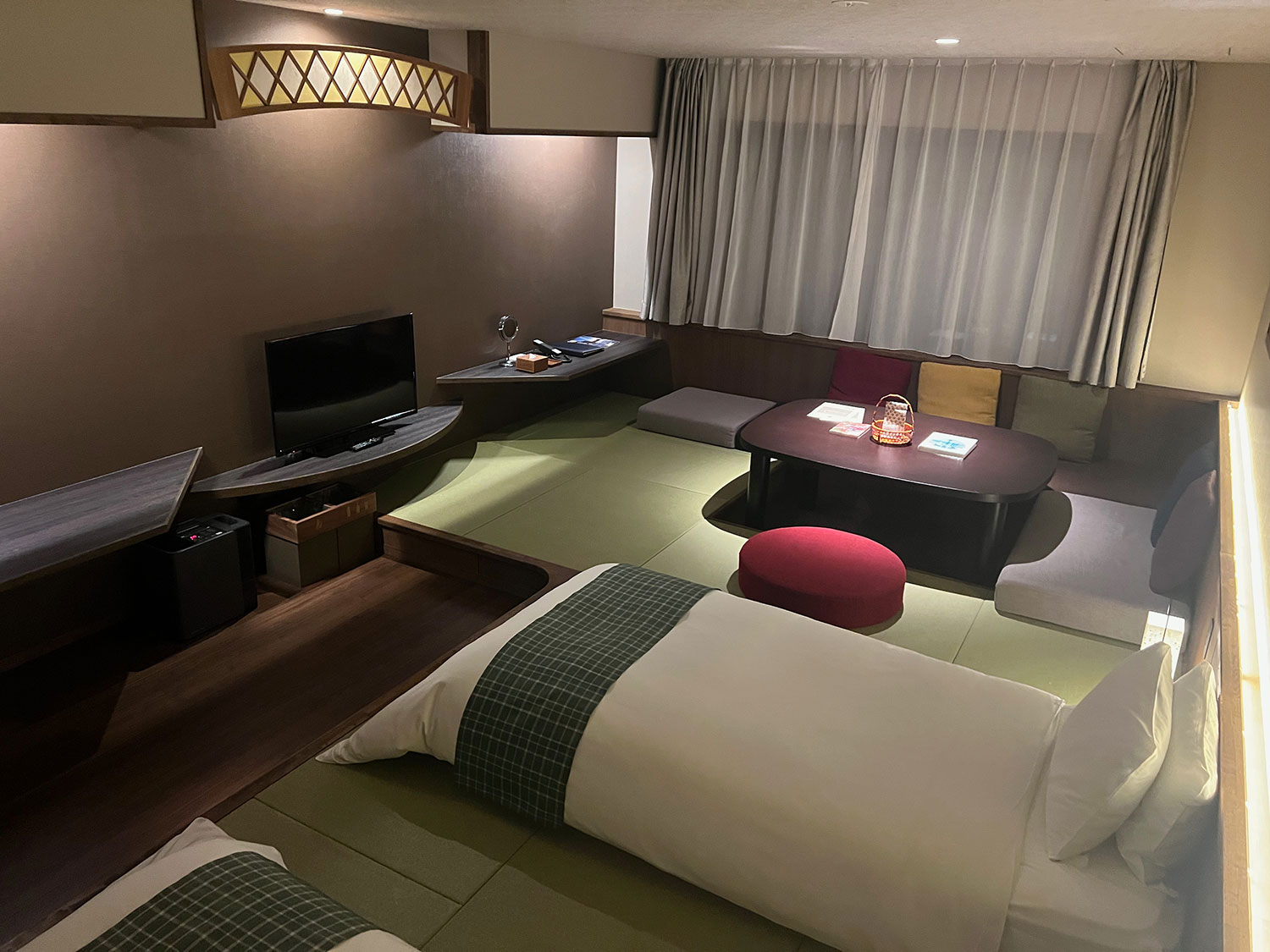 The twin rooms at Kai Alps.