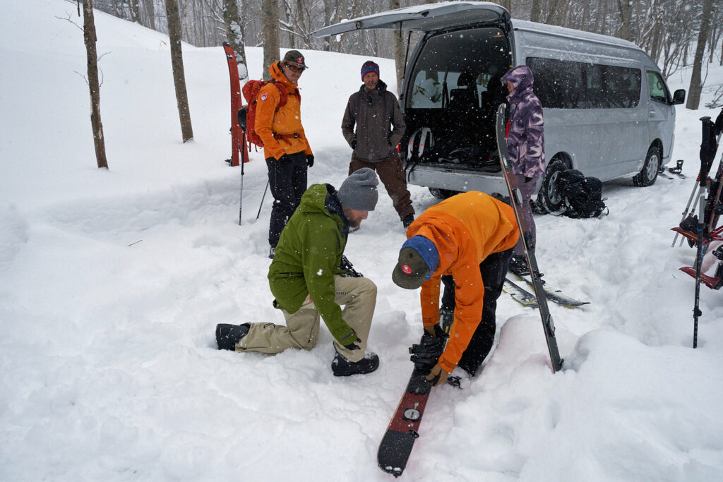 Checking the equipment