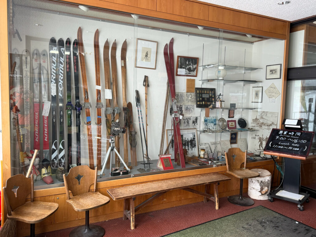 Restaurant St Christoph has a mini ski museum. Image: Robin Watts.