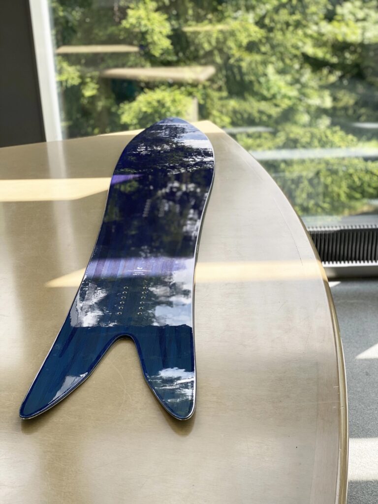 The latest model of the MM5 has a blue gloss topsheet; the model I tested was natural wood. Image: fieldearthdesign.com