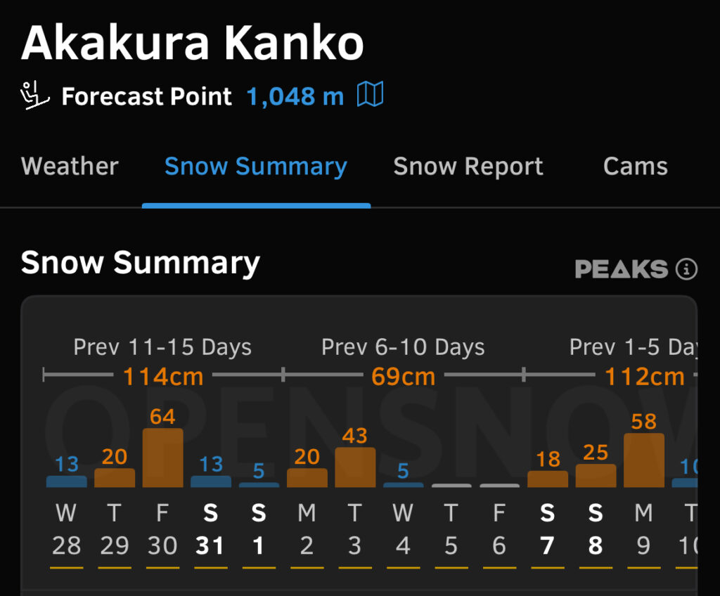 Myoko’s resorts regularly see over 14 metres of snow a season