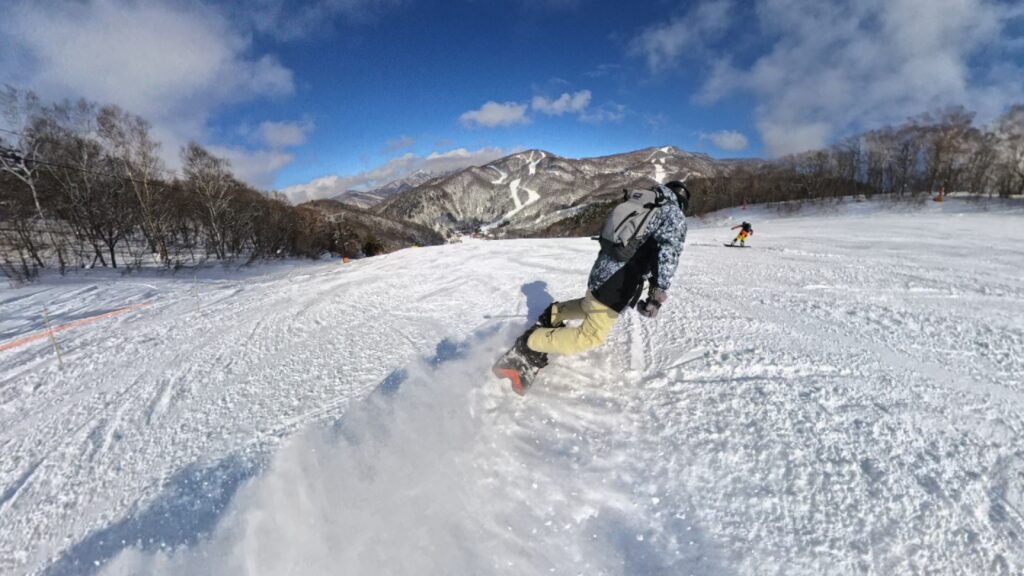 The top of the Giant Olympic course at Shiga Kogen